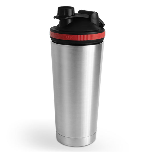 Vaso Shaker Doble Acero Inoxidable /Roja